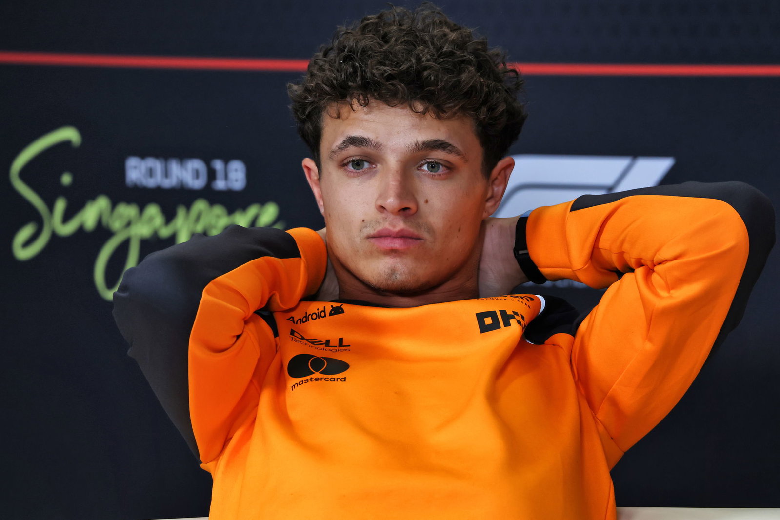 It was a frustrating Friday for Norris
