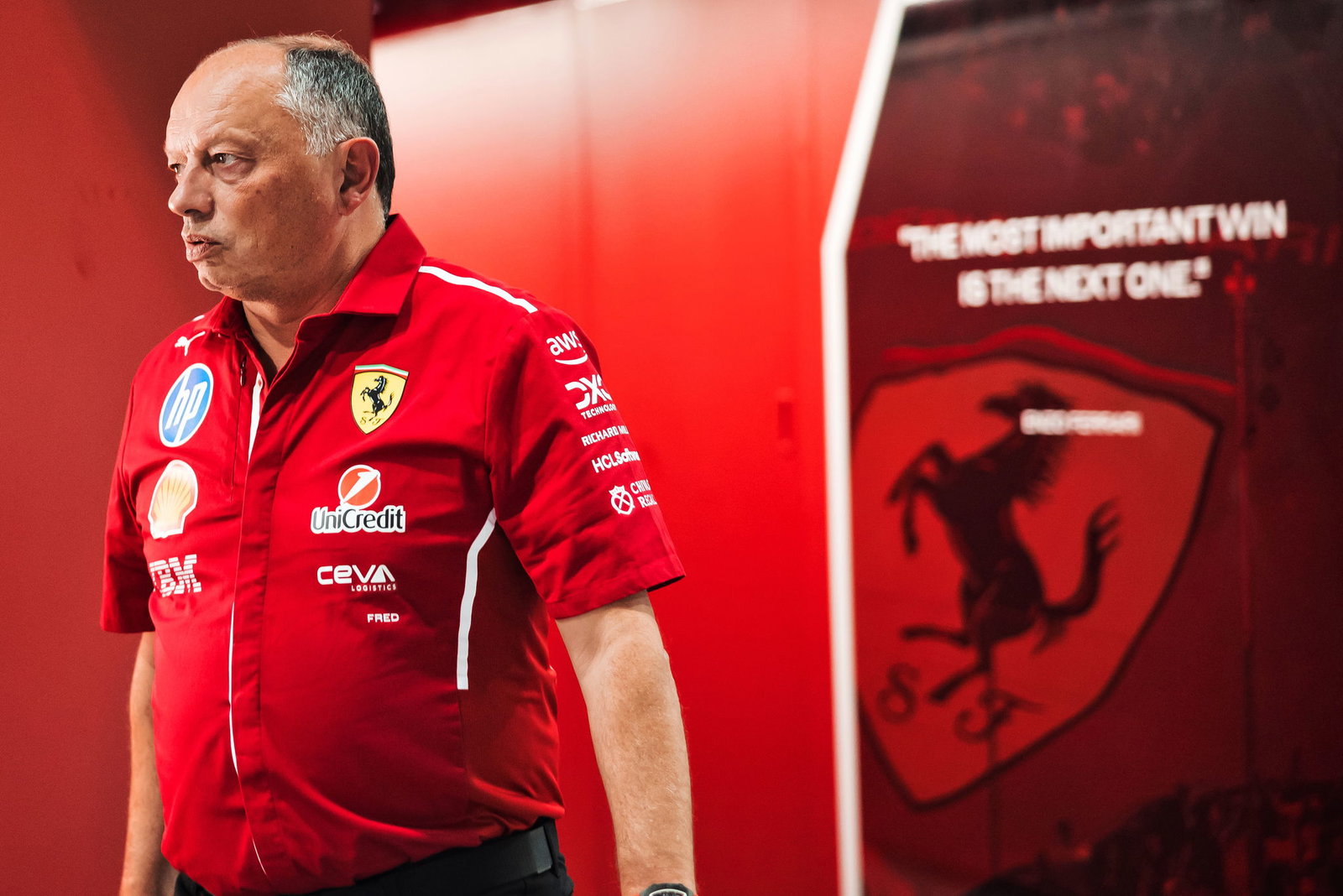 Fred Vasseur was handed a new contract in July