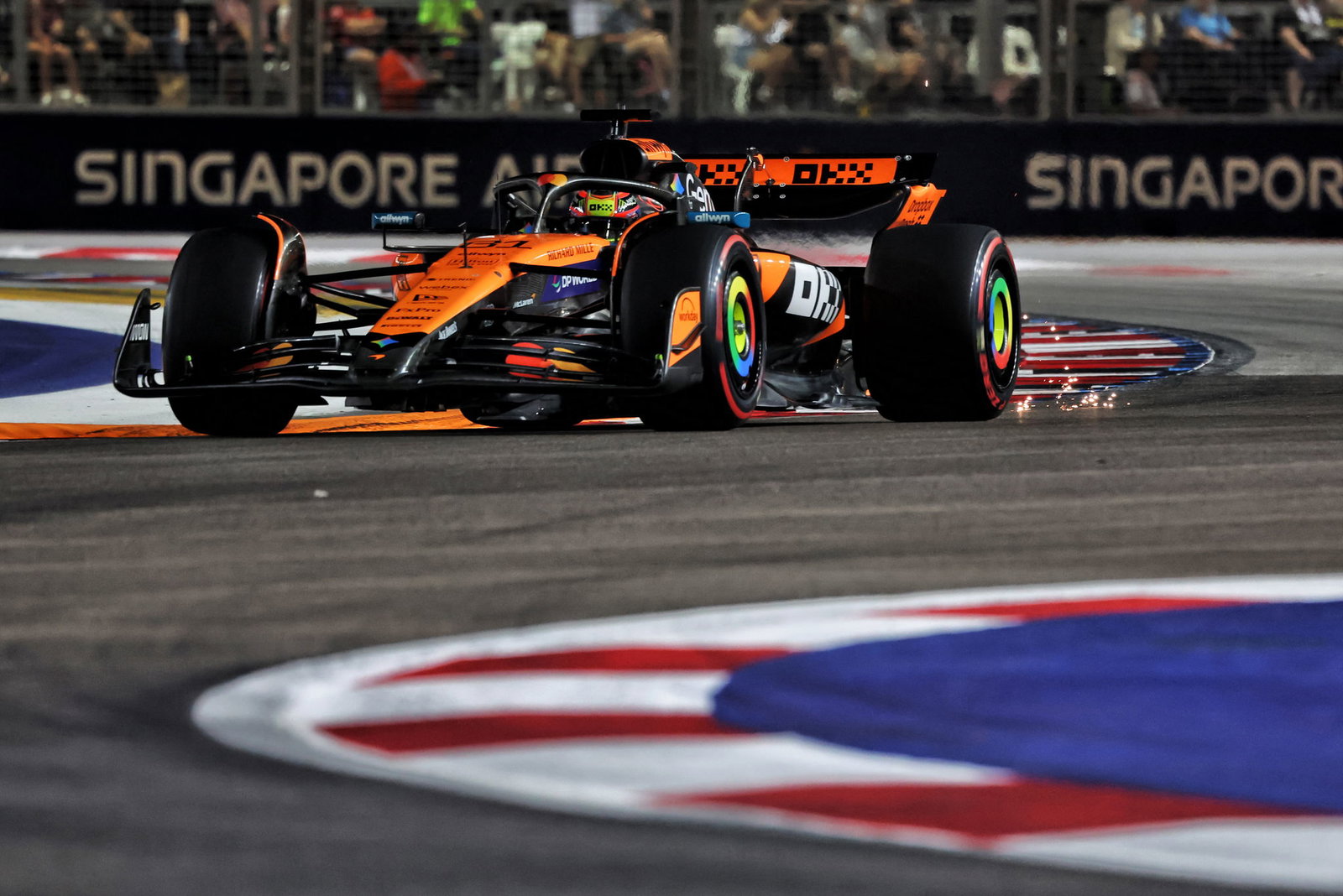 McLaren qualified third and fifth