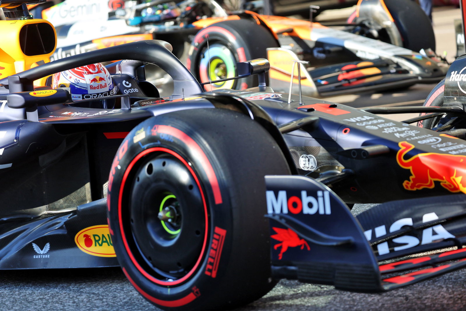 Verstappen's Red Bull is on pole