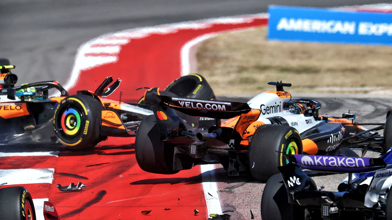 Piastri and Norris came to blows in the sprint 