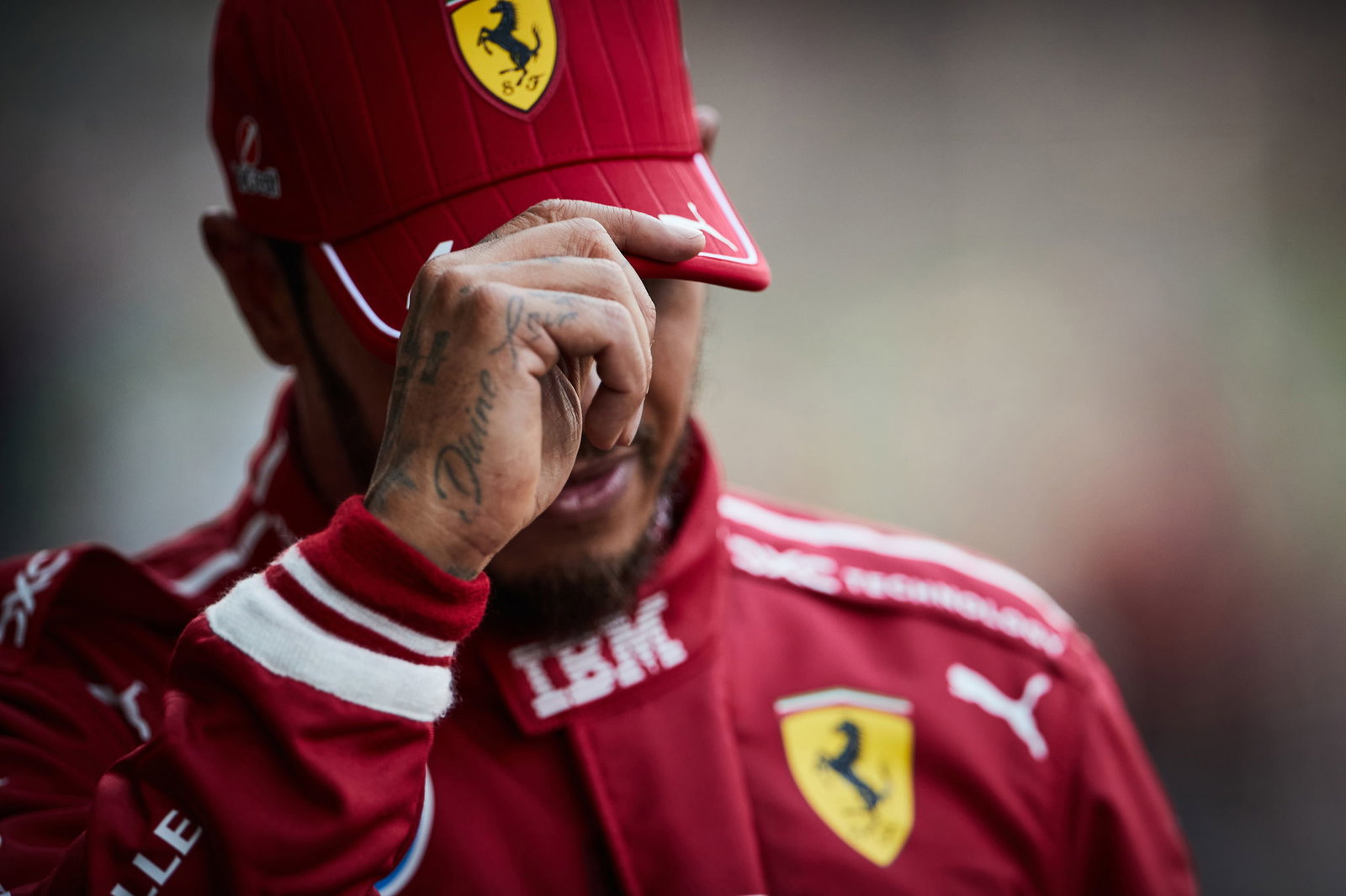 Hamilton's podium streak with Ferrari goes on