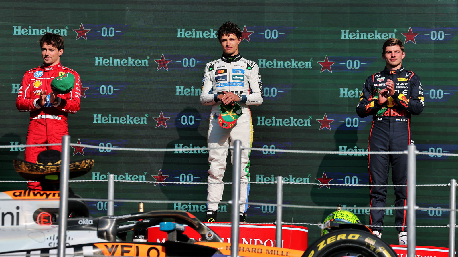 Norris leads the championship for the first time since April 