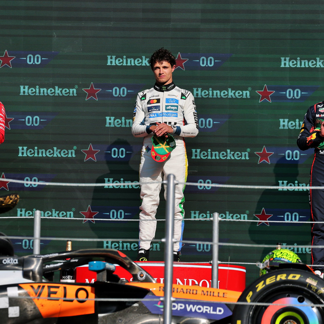 Norris leads the championship for the first time since April
