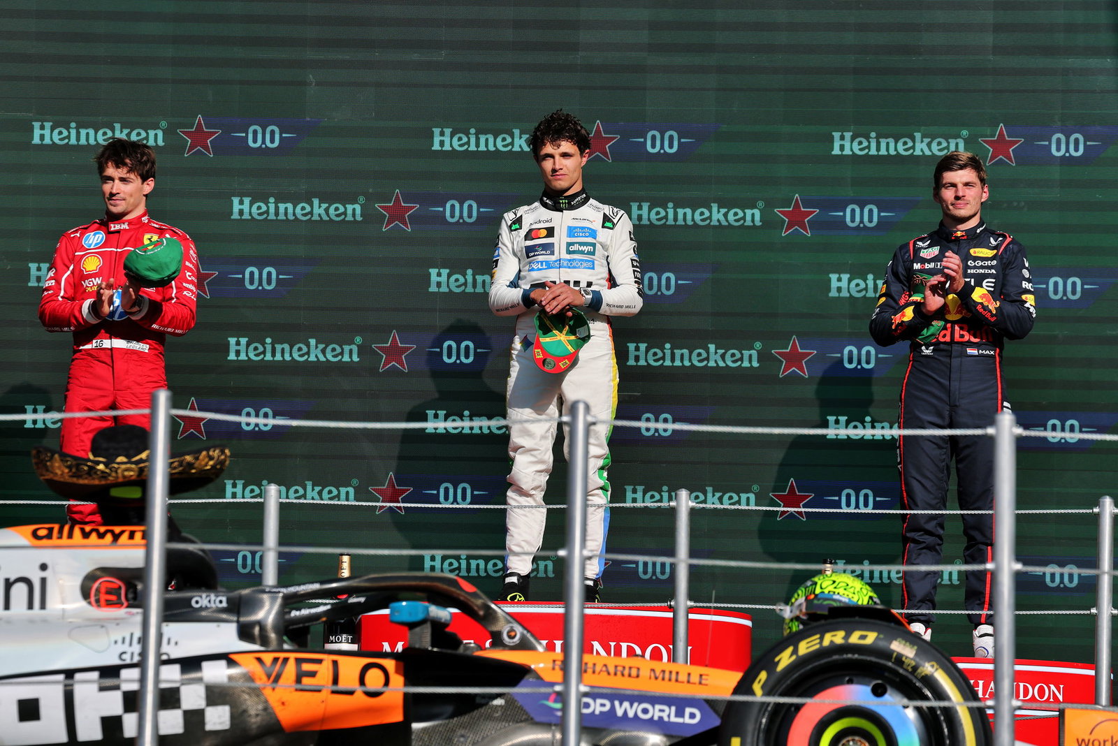 Norris leads the championship for the first time since April 