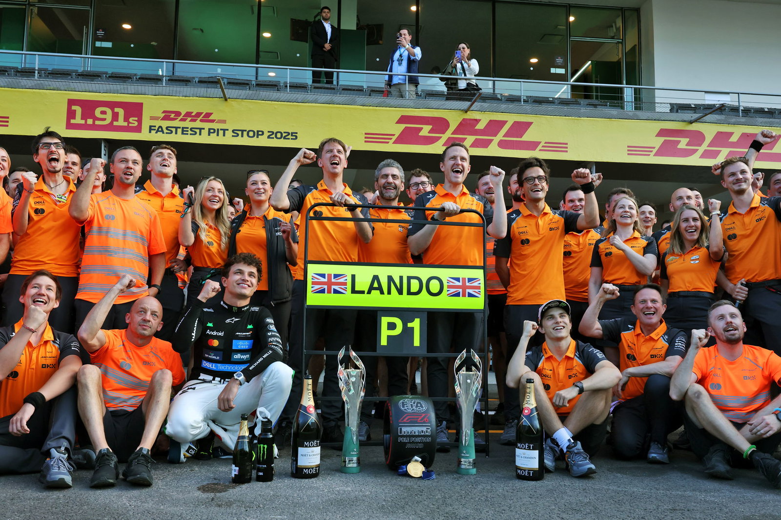 McLaren celebrate in Mexico 
