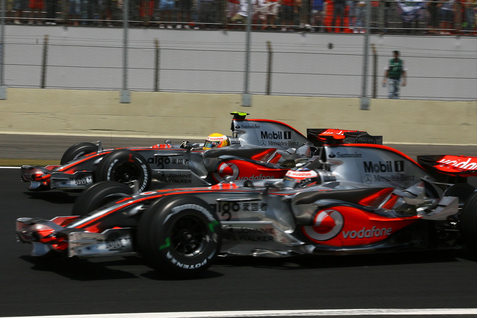 Hamilton and Alonso missed out on the 2007 world title 