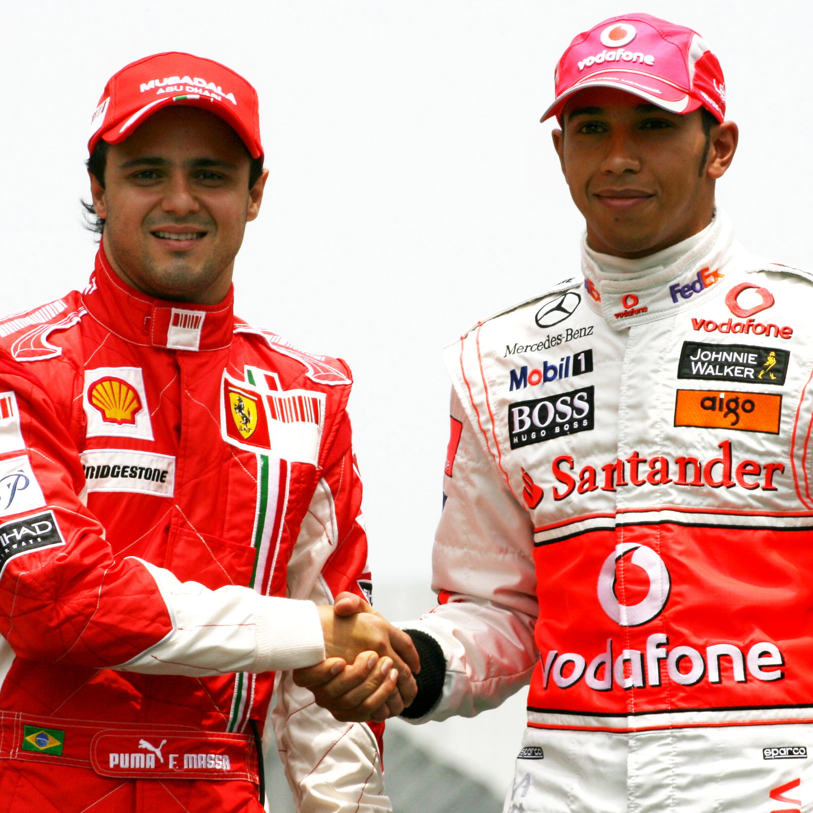 Massa lost the 2008 F1 world title to Hamilton 