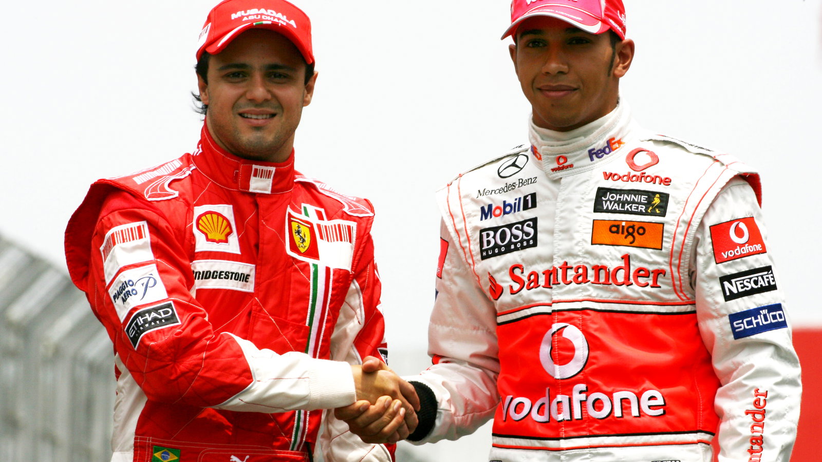 Massa lost the 2008 F1 world title to Hamilton 