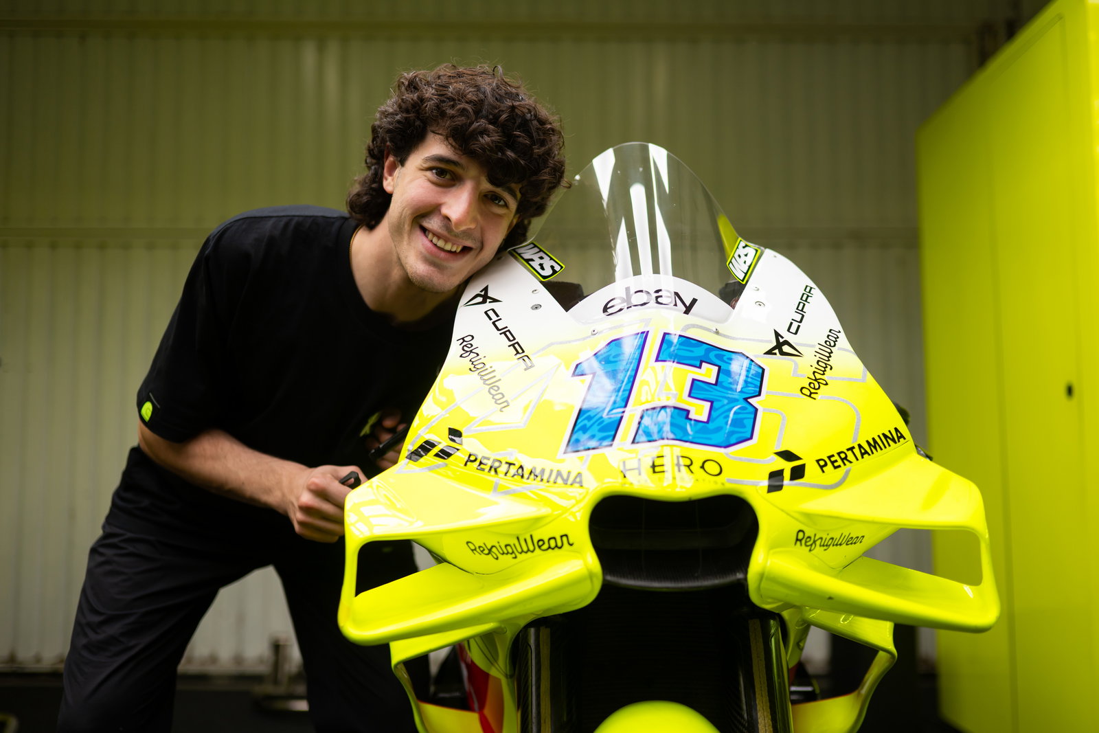 Celestino Vietti, VR46 Ducati, 2025 Valencia test