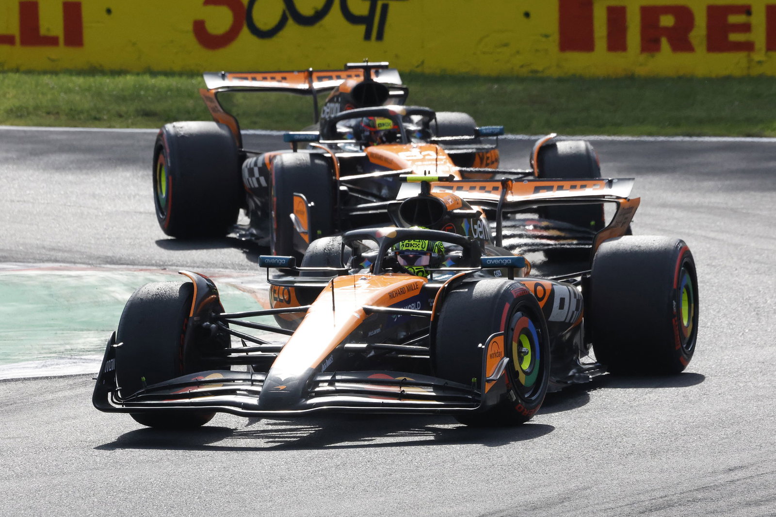 McLaren controversially swapped their drivers at Monza