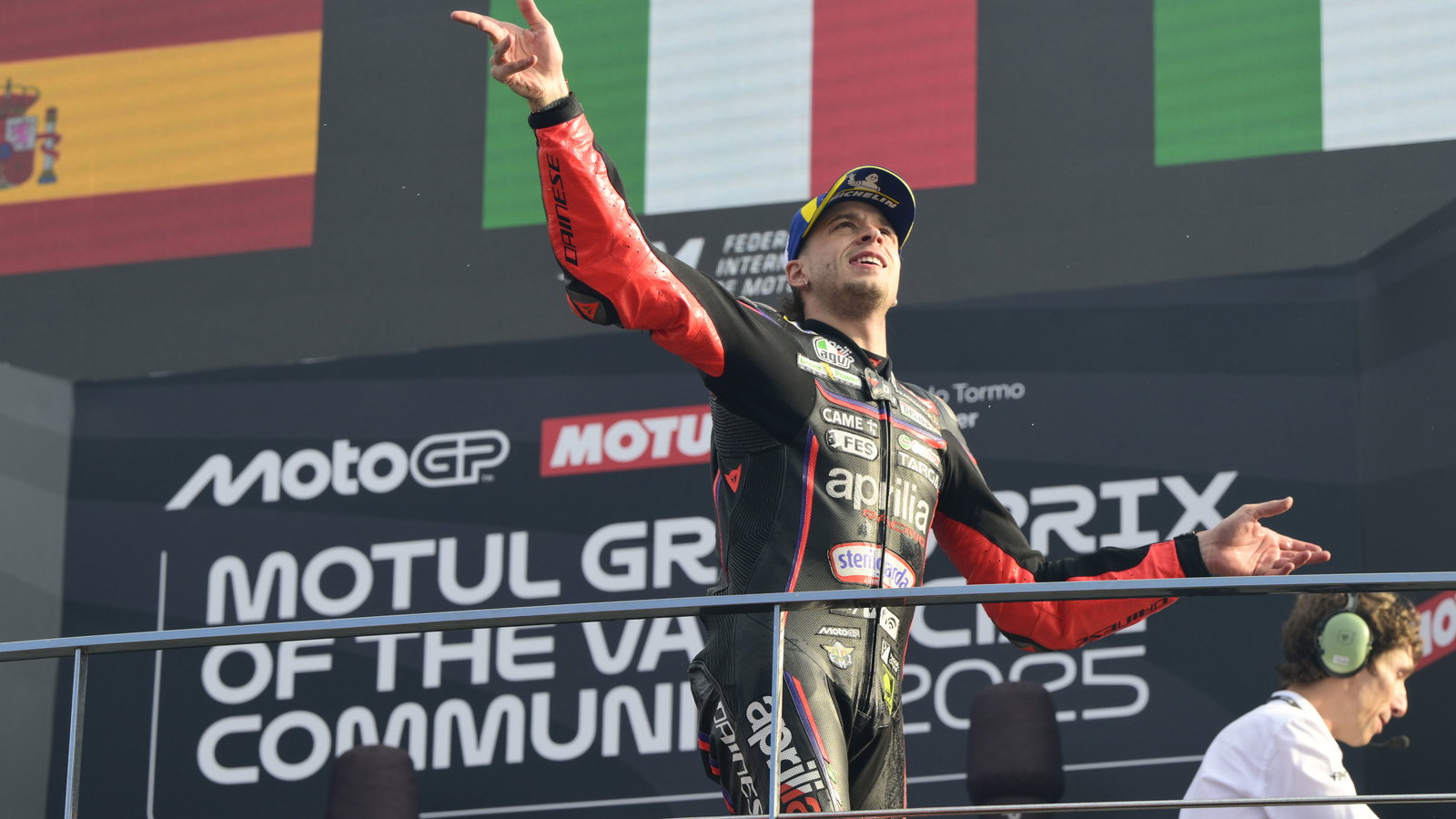 Marco Bezzecchi, Aprilia Factory Racing, 2025 Valencia MotoGP
