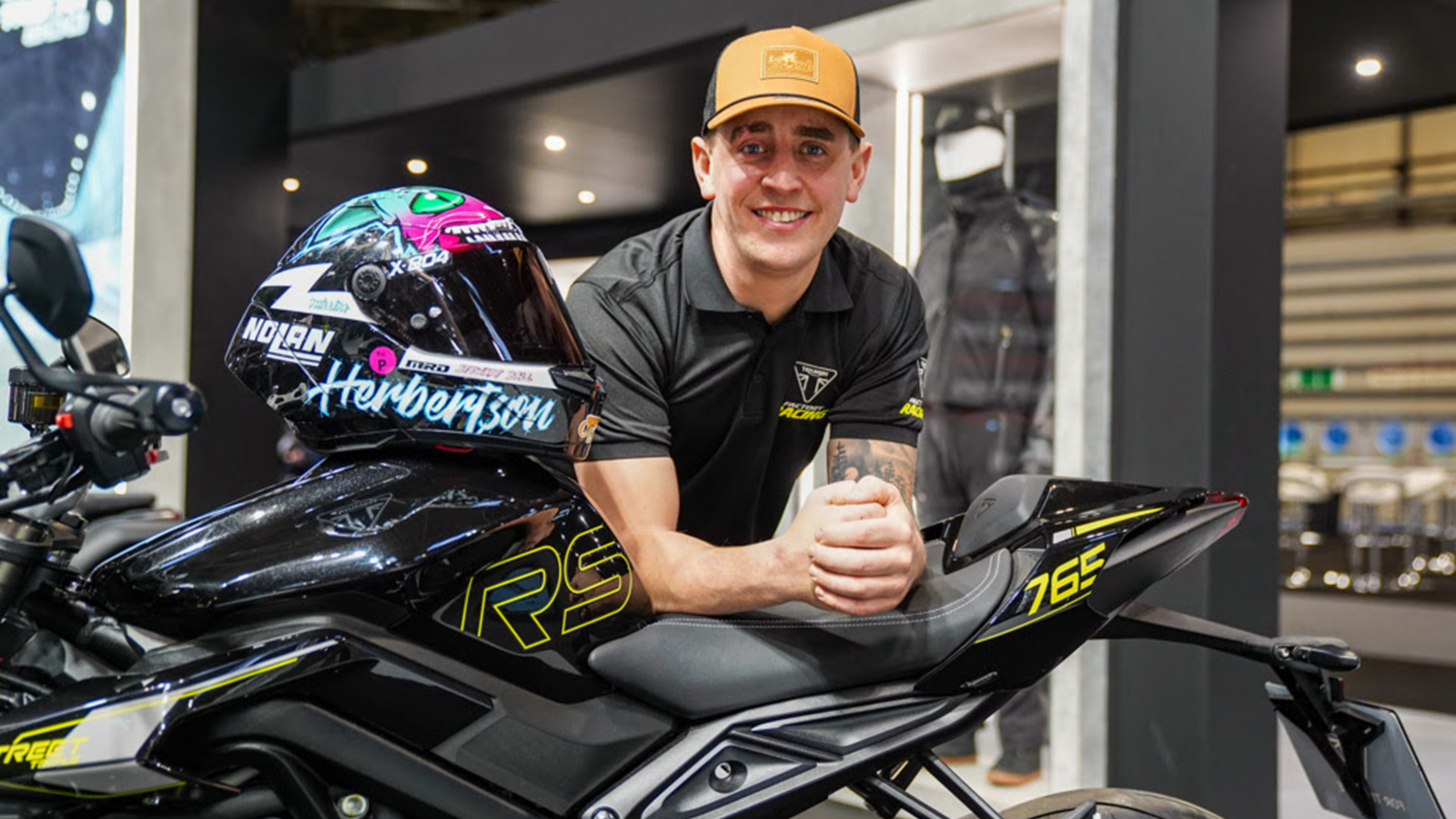Dominic Herbertson. Credit: Triumph.