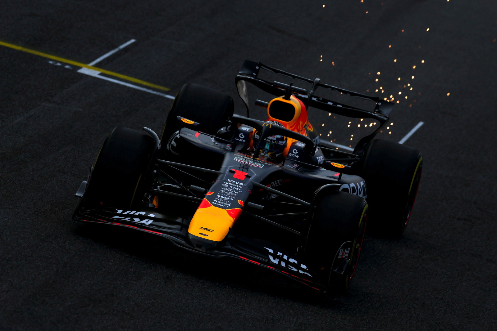 Verstappen could only manage sixth 