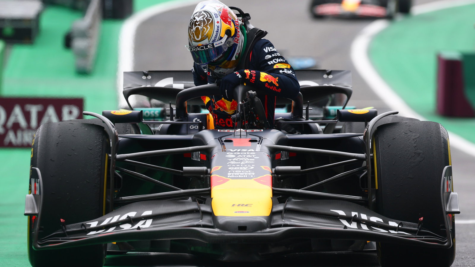 Verstappen finished fourth in the sprint 