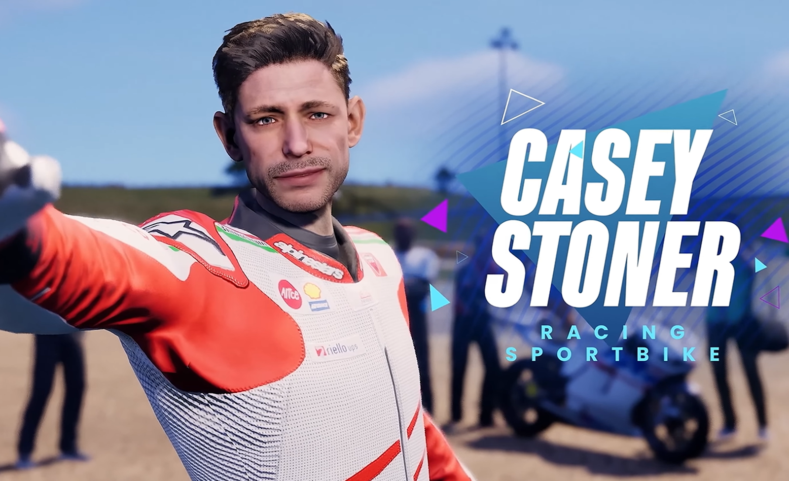 Casey Stoner in Ride 6 videogame. Credit: YouTube/Milestone.