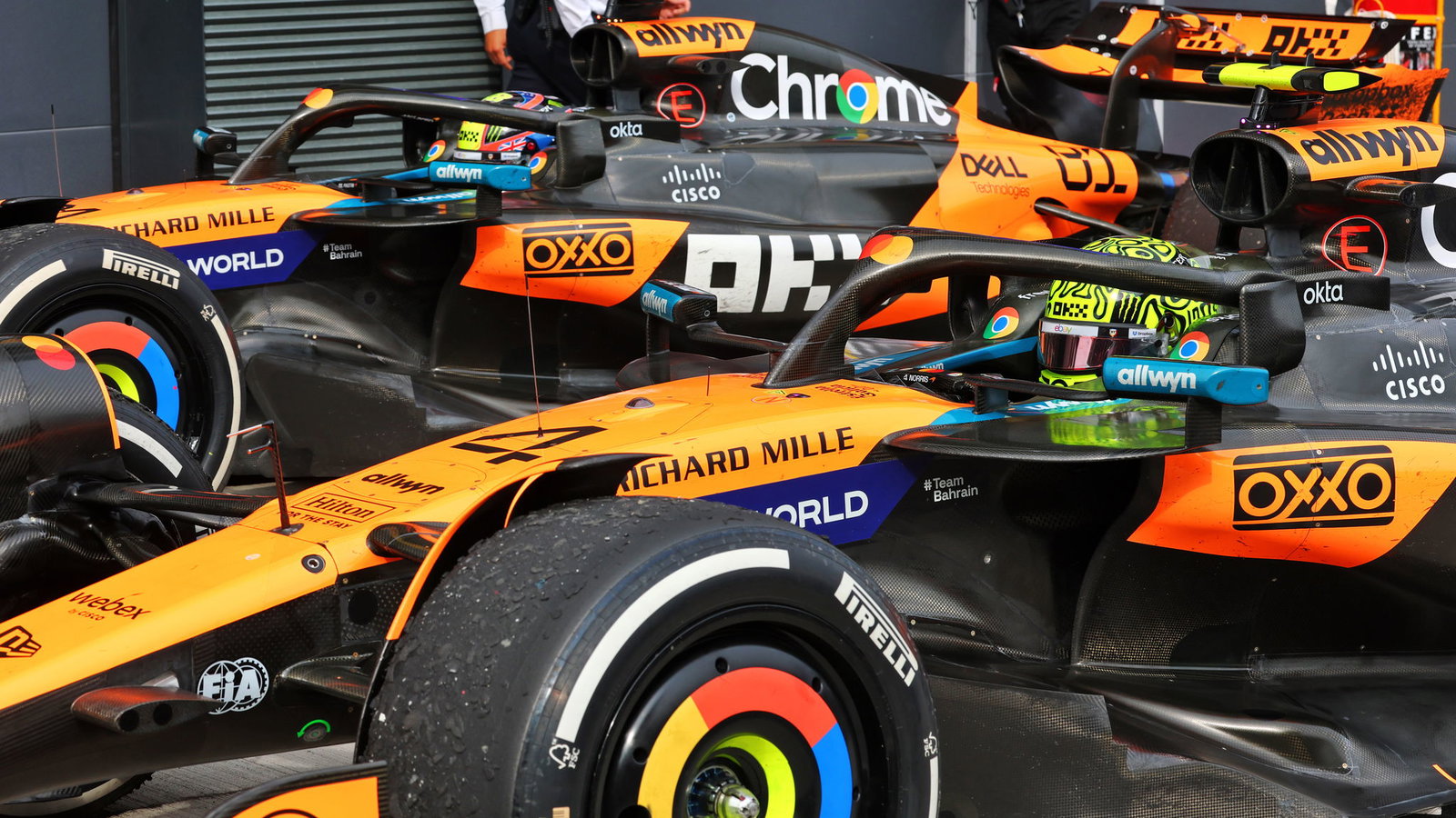Oscar Piastri and Lando Norris 