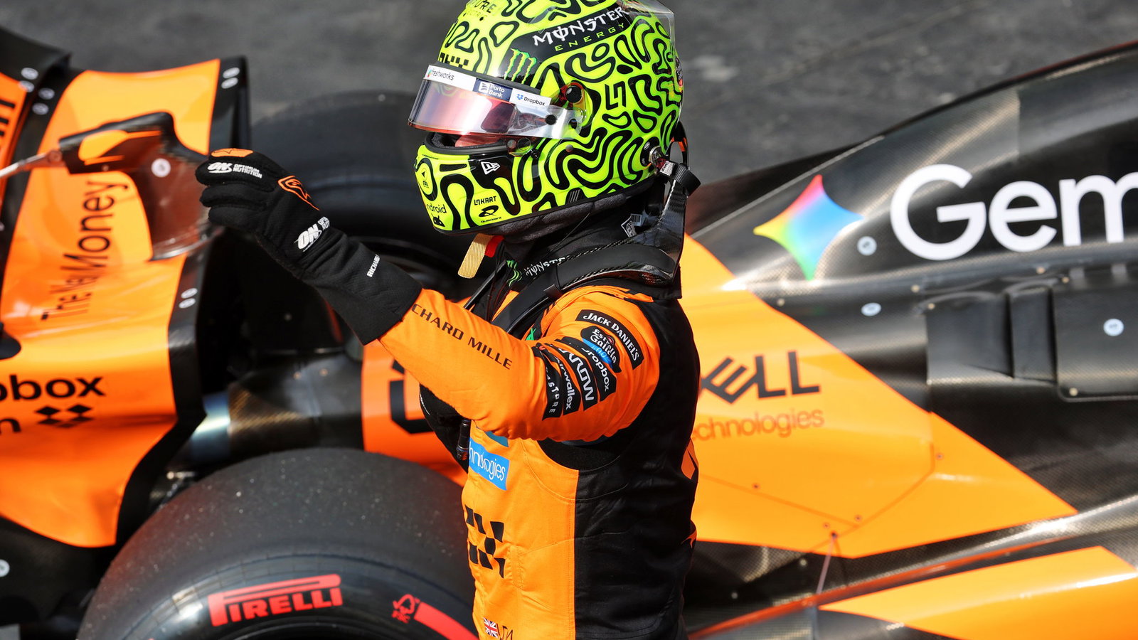 Norris secured his first ever sprint pole in F1