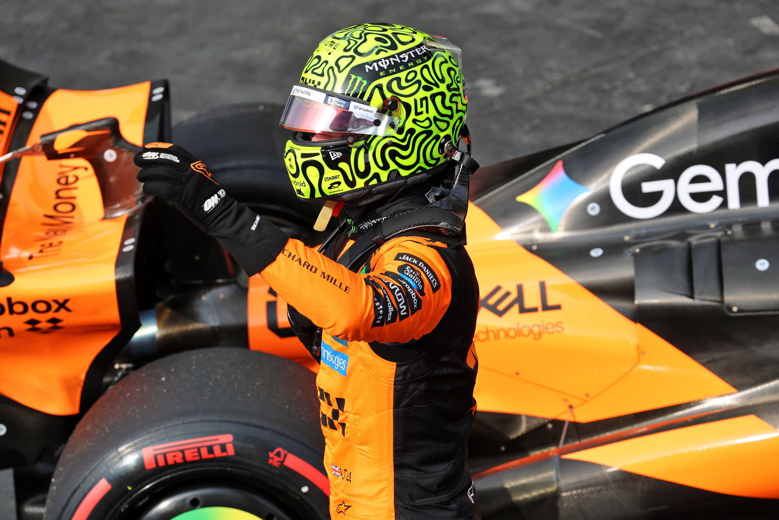 Norris secured his first ever sprint pole in F1