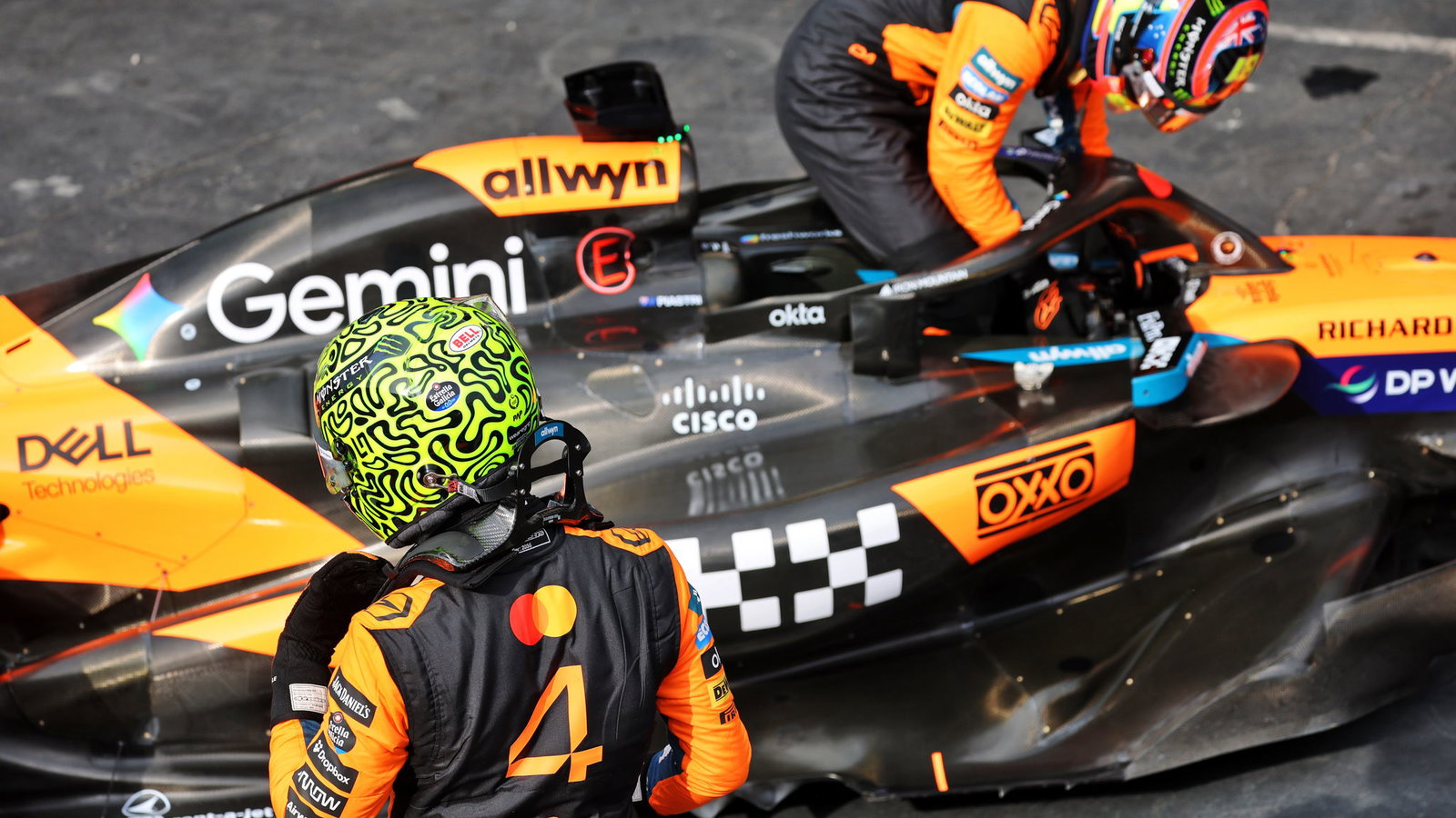 Oscar Piastri and Lando Norris 