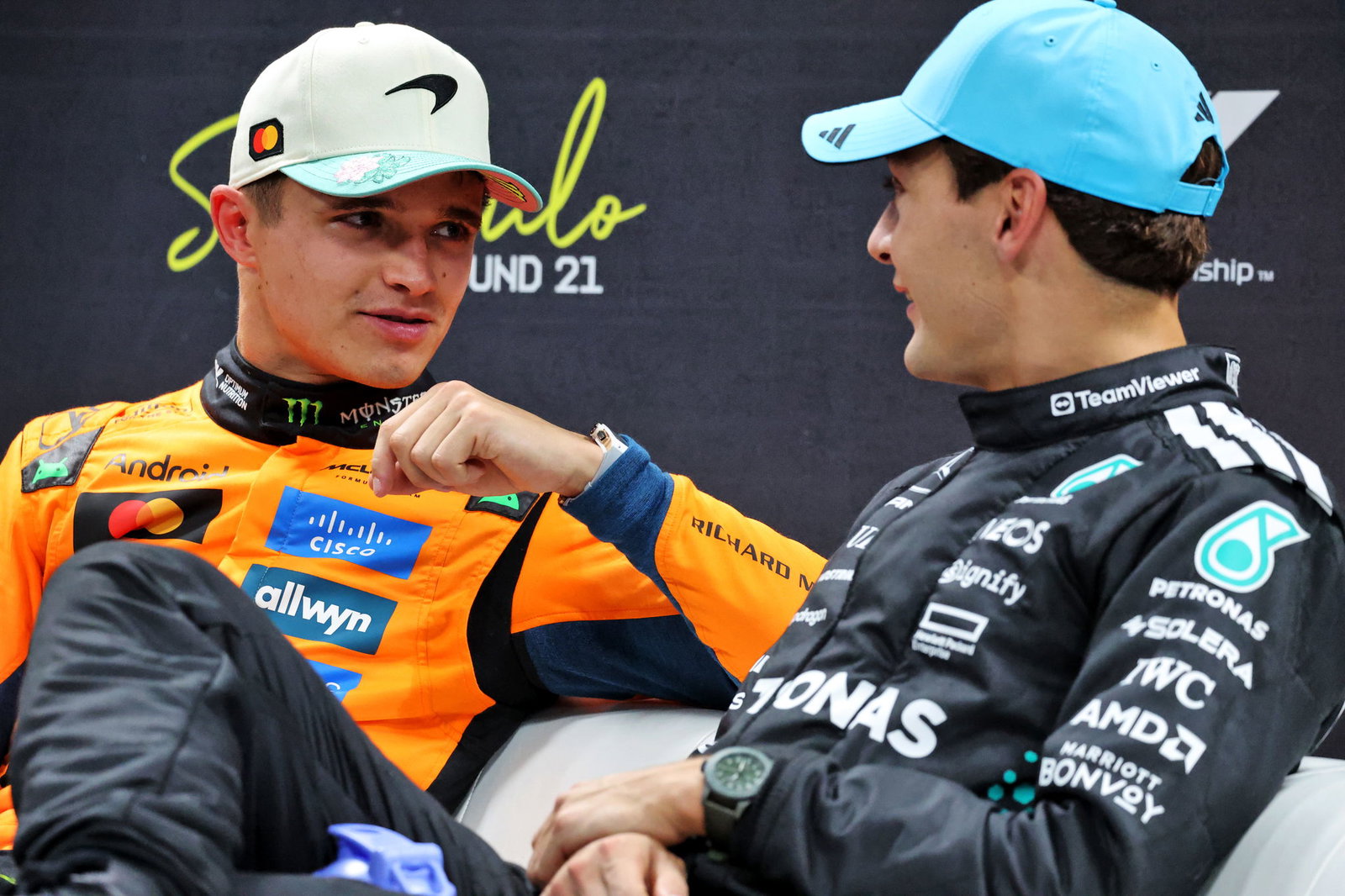 Russell labelled Norris as "the smartest guy on the grid"