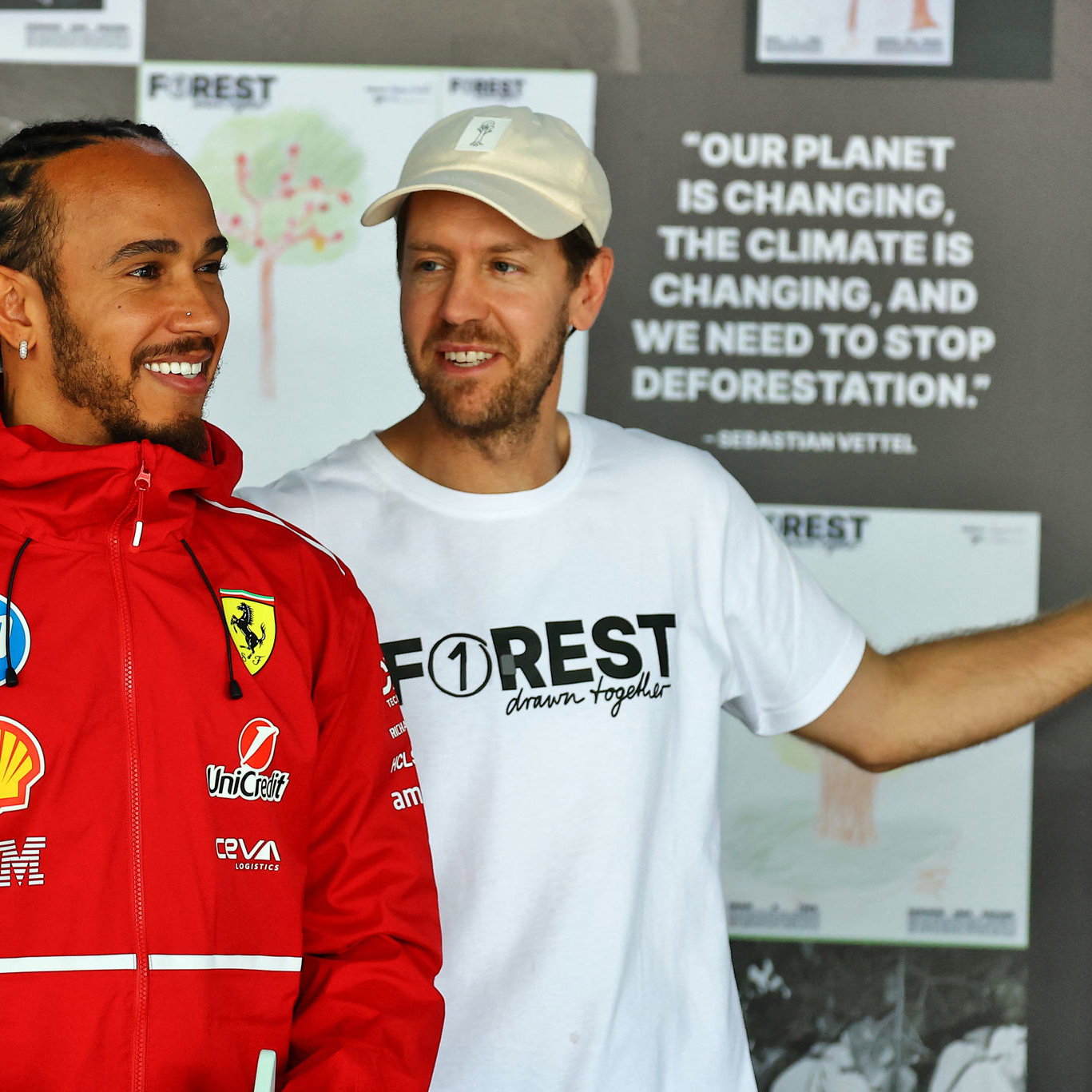 Lewis Hamilton and Sebastian Vettel 