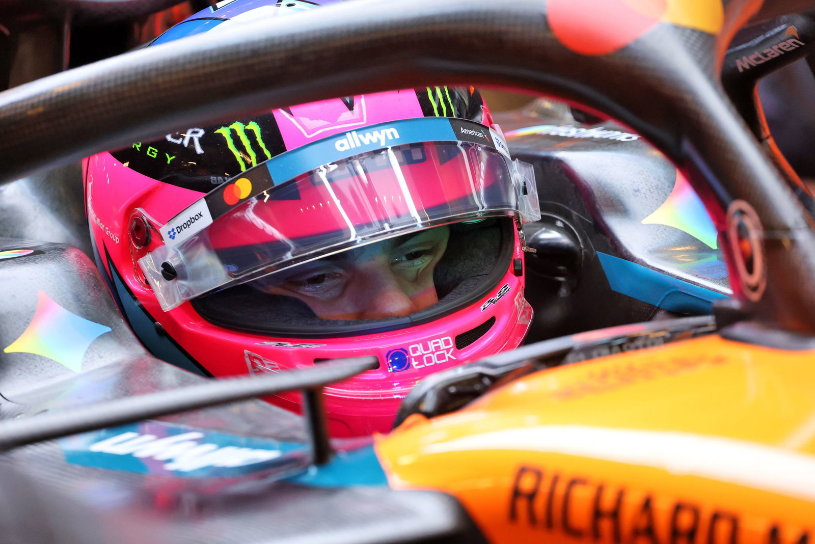 Piastri appears to be on the back foot compared to Norris