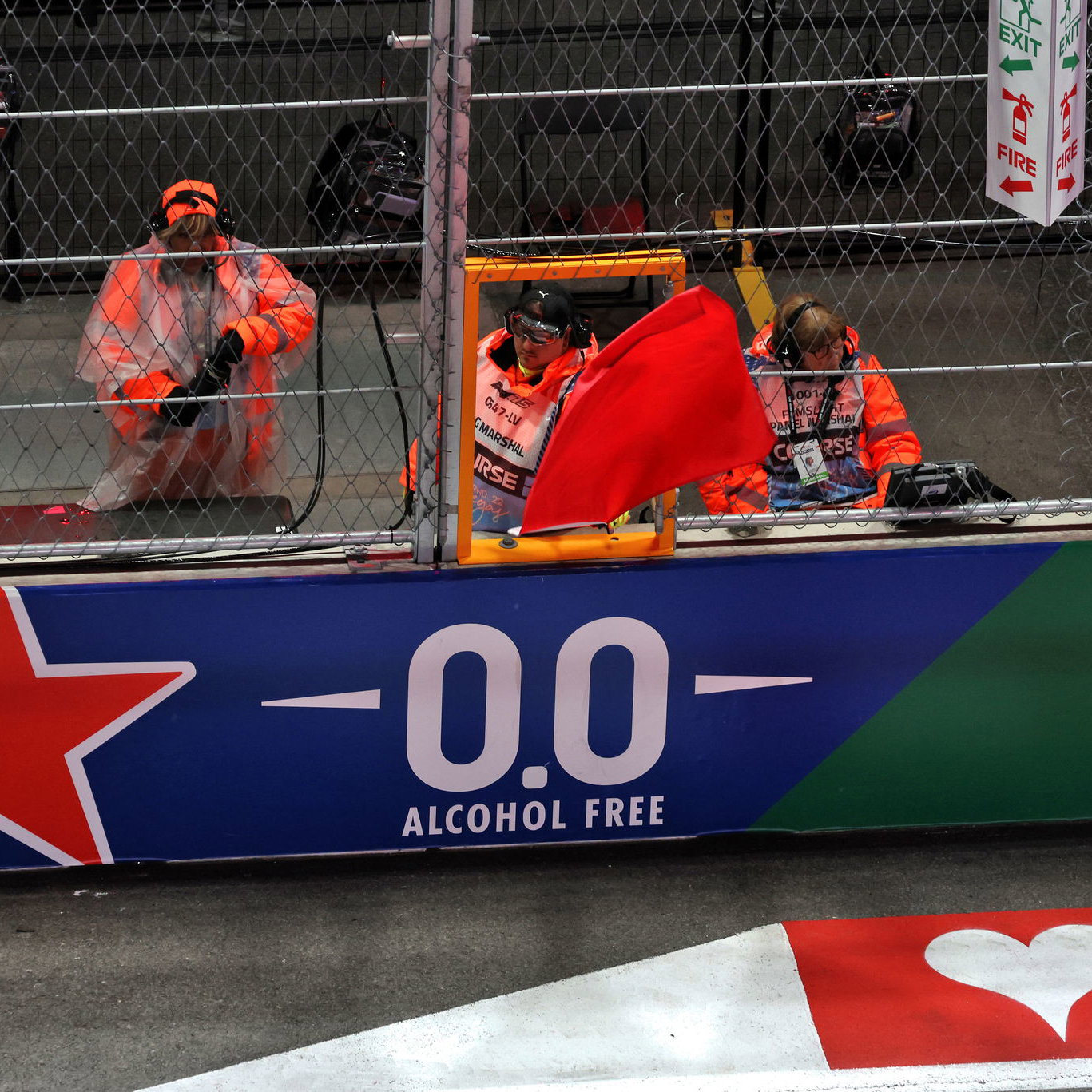 Two red flags disrupted second practice in Las Vegas 