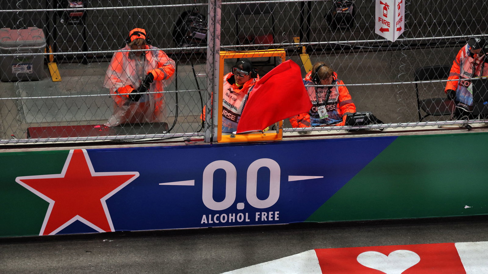 Two red flags disrupted second practice in Las Vegas 