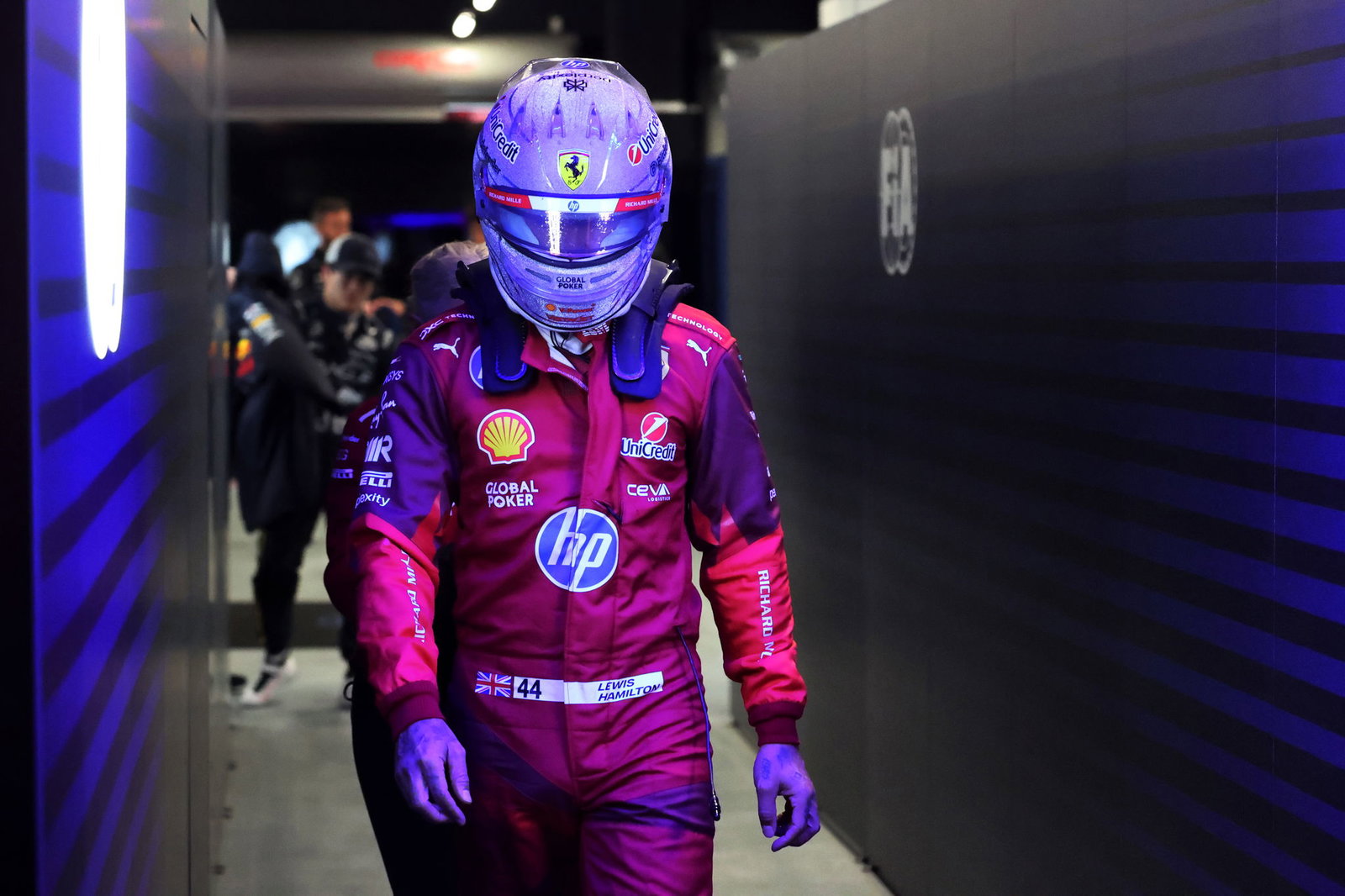 Hamilton starts dead last in Las Vegas