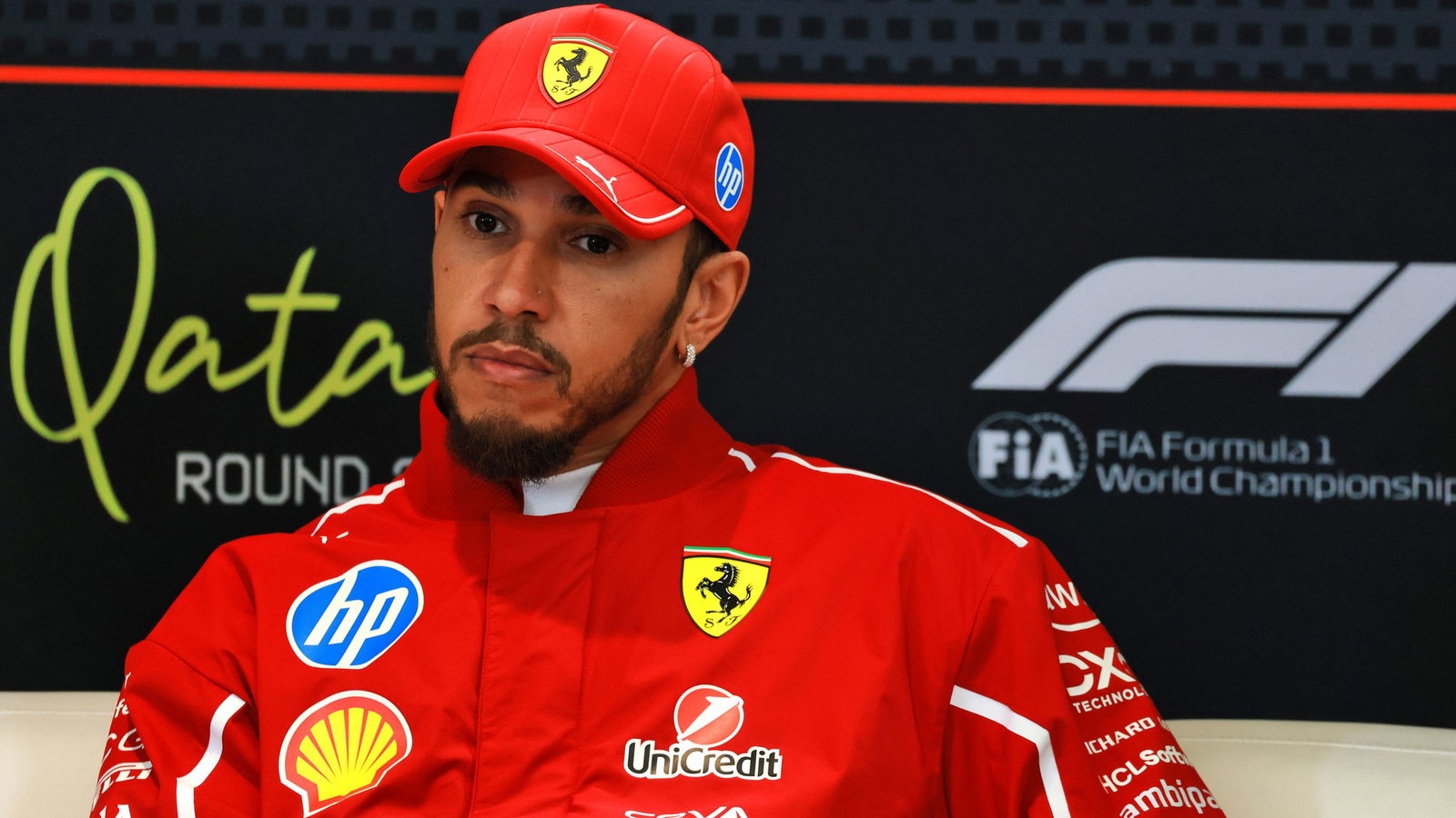 Hamilton was not in a hugely talkative mood