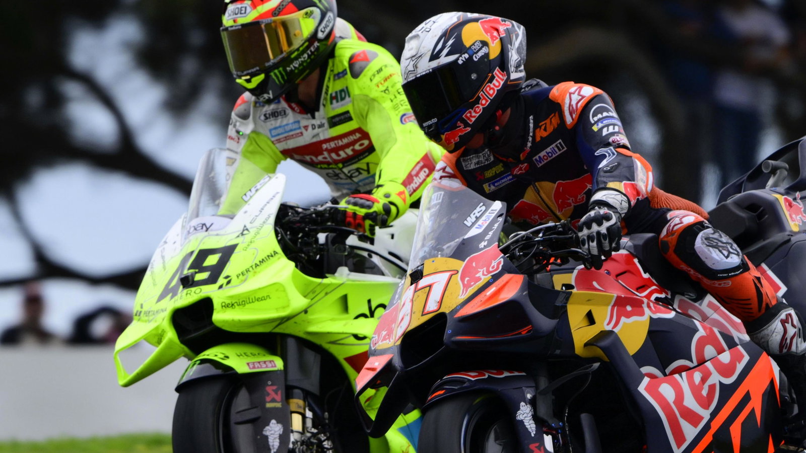 Fabio di Giannantonio, Pedro Acosta, 2025 Australian MotoGP