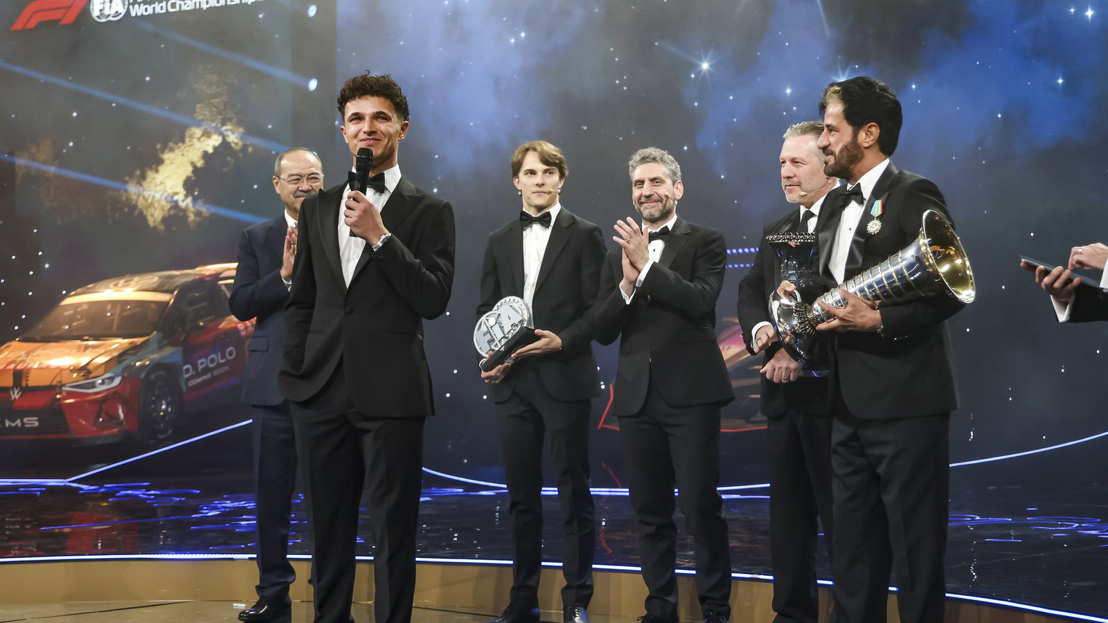 Norris dropped an expletive in front of Ben Sulayem