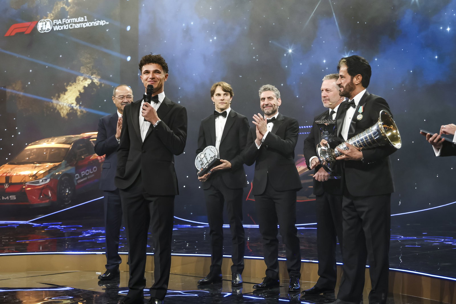 Norris dropped an expletive in front of Ben Sulayem