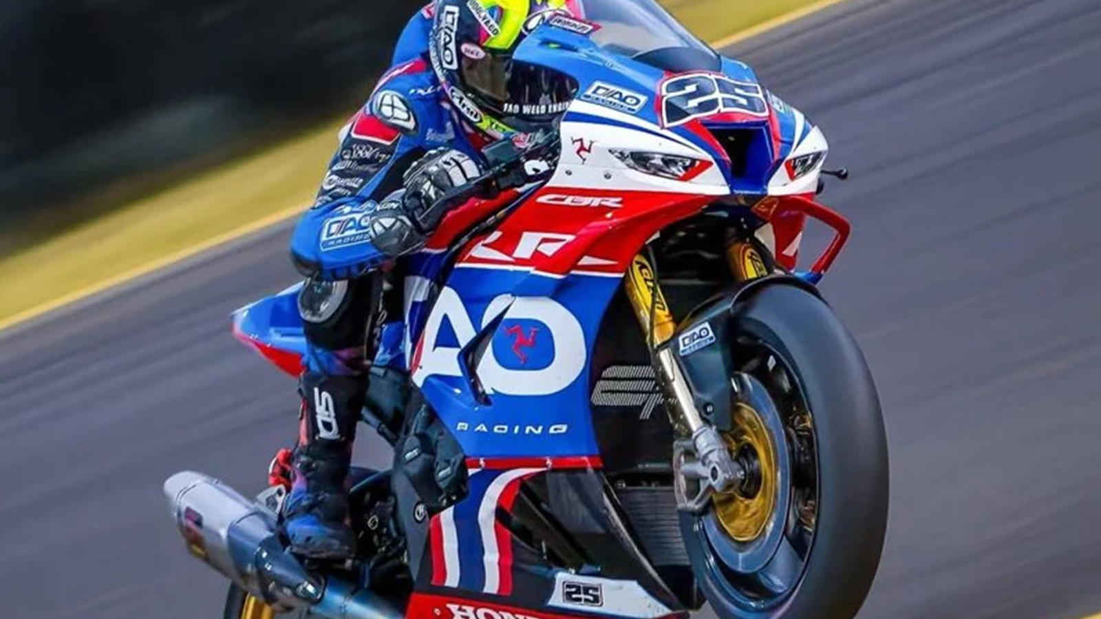 Josh Brookes, 2025 St. George Motorcycle Club Summer Night Series. Credit: British Superbike Championship.