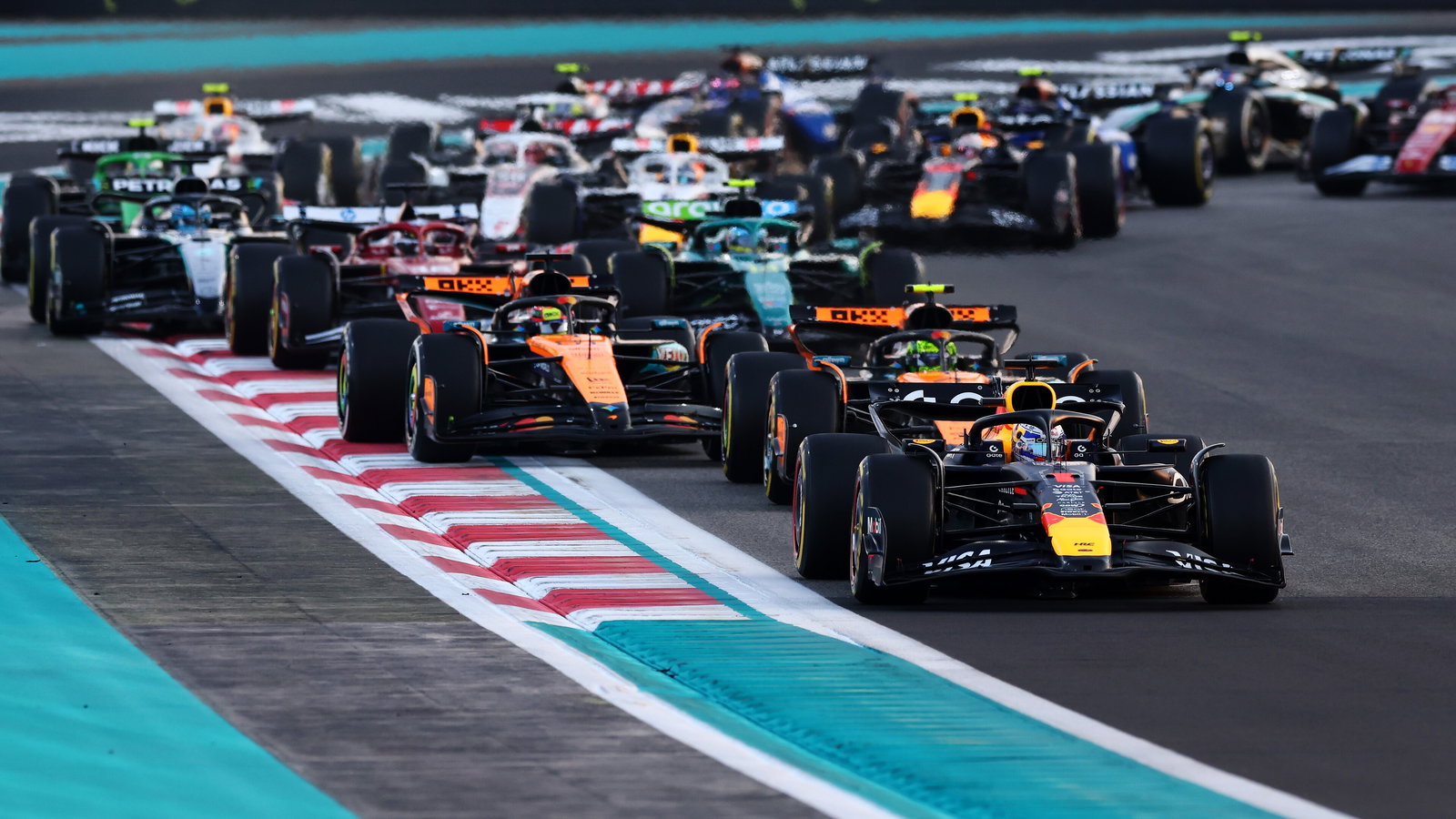 Verstappen heads the field for the last time in F1 2025