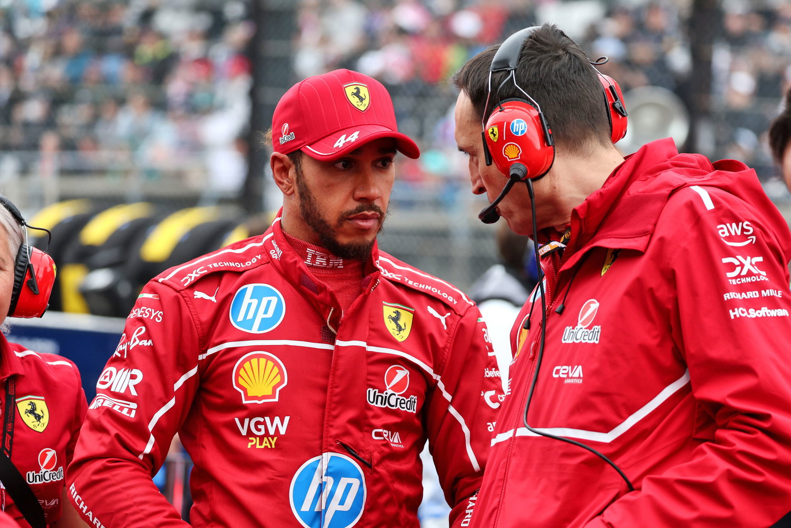 Lewis Hamilton and Riccardo Adami 