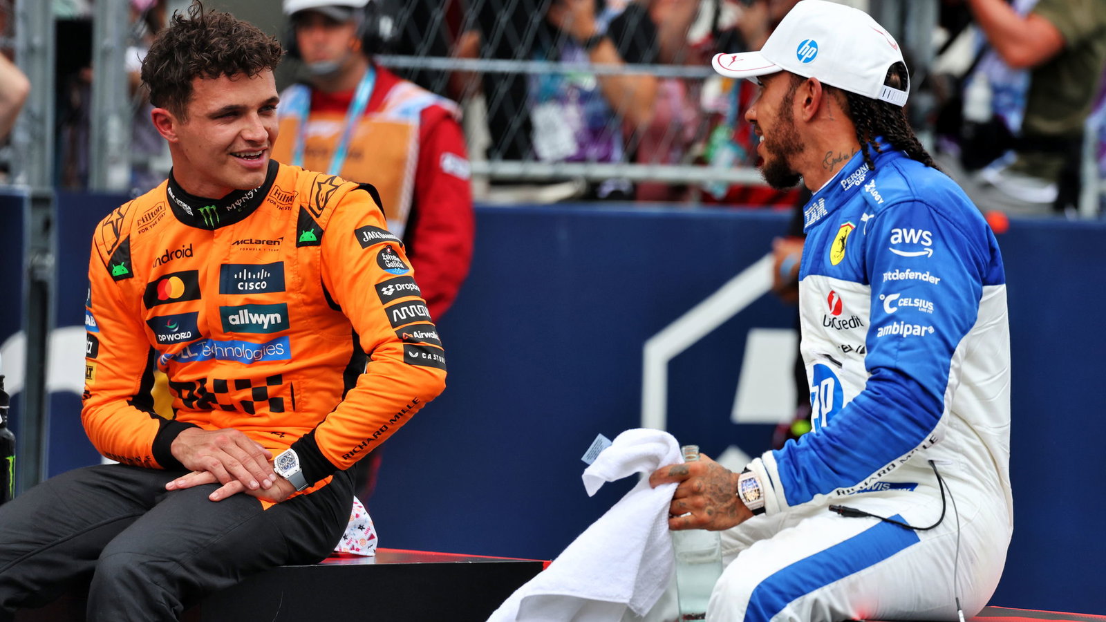 Norris hopes to battle more with Hamilton next year