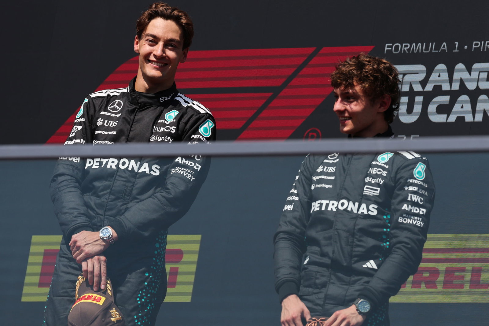 Russell was top dog at Mercedes