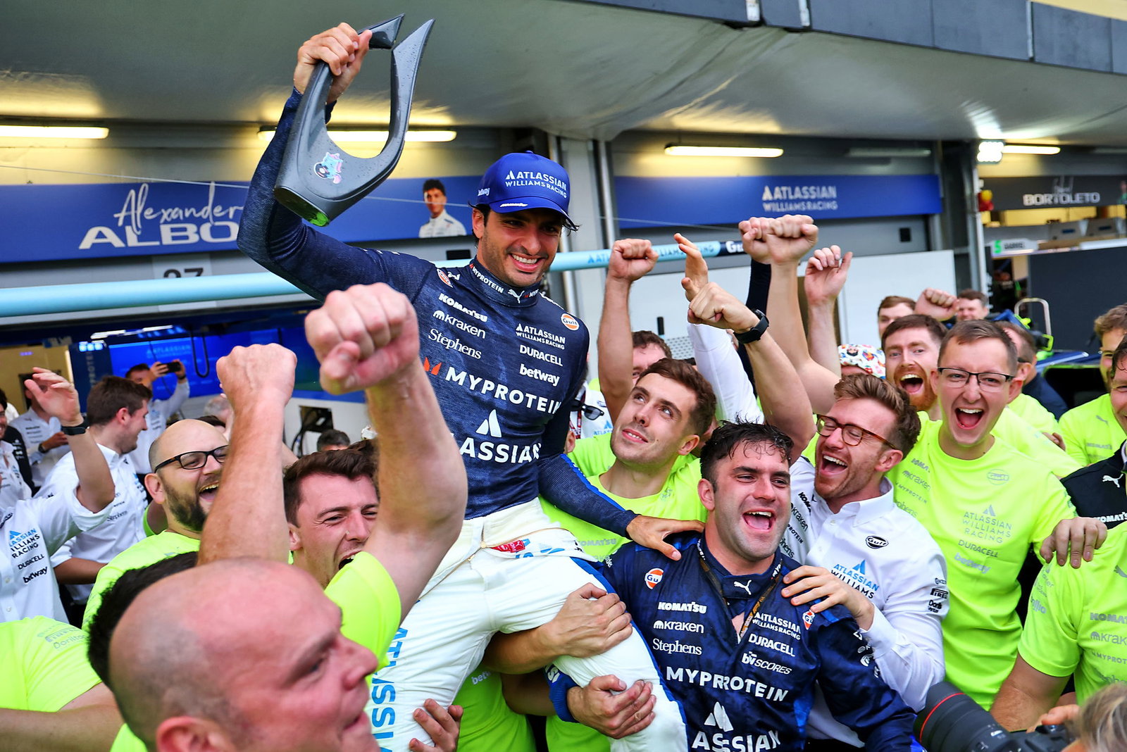 Sainz scored two podiums for Williams