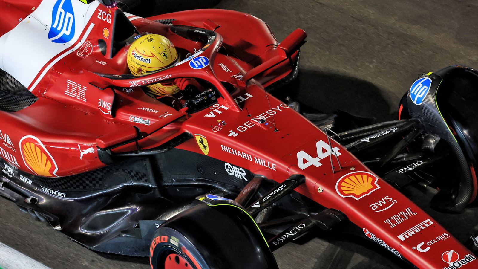 Hamilton endured a nightmare season with Ferrari 
