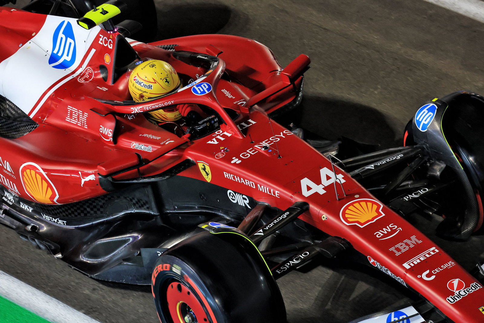 Hamilton endured a nightmare season with Ferrari 