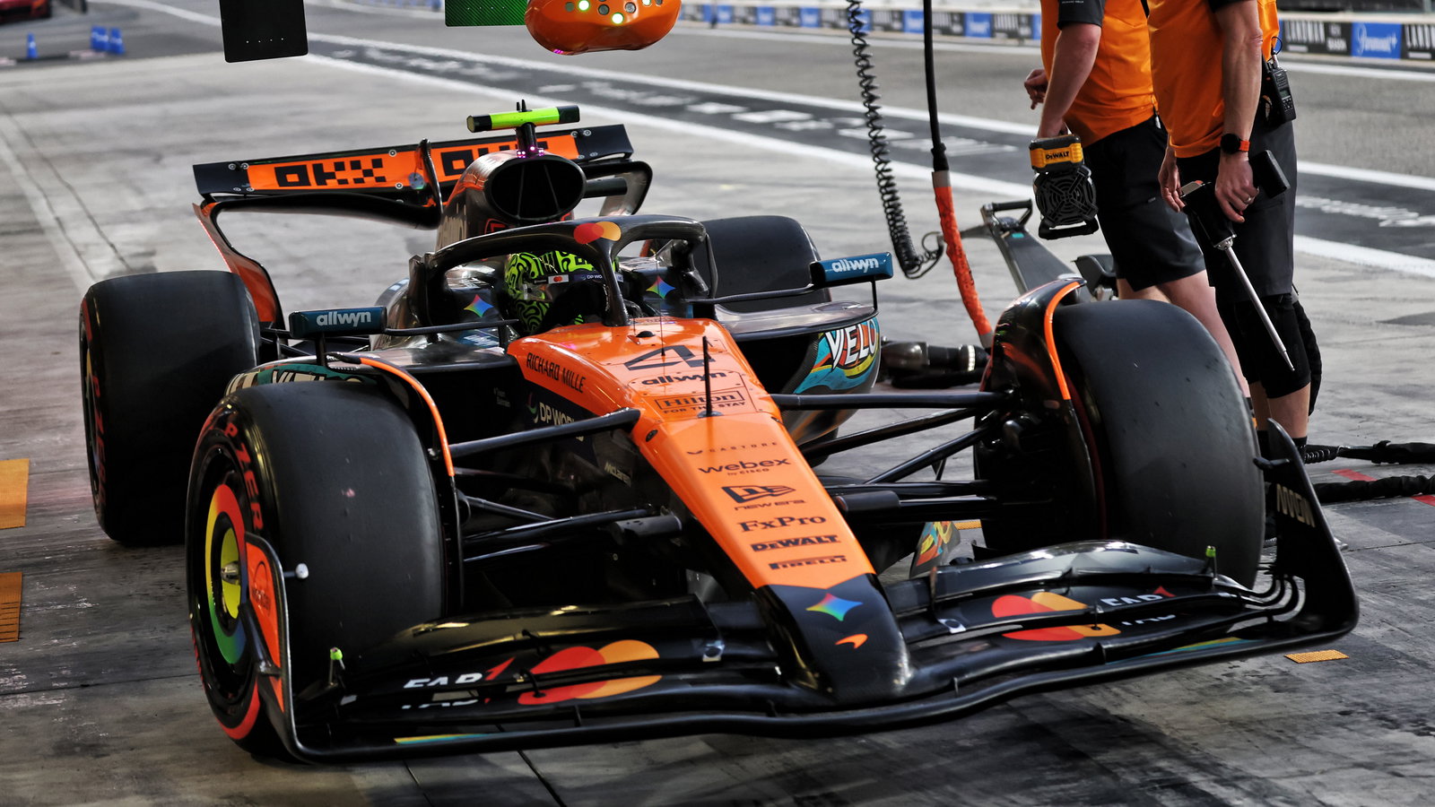 Norris was fastest in both practice sessions