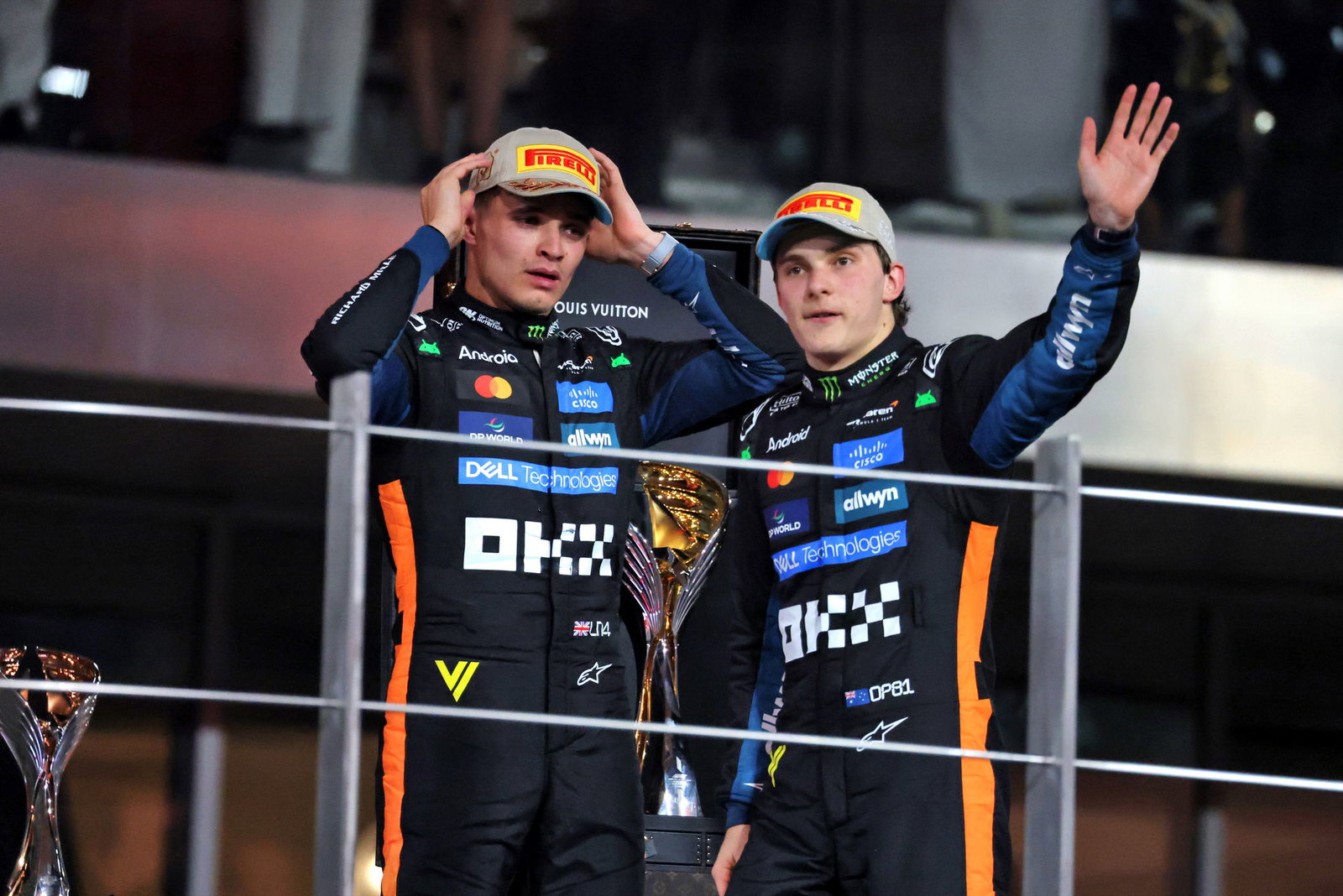 Lando Norris and Oscar Piastri 