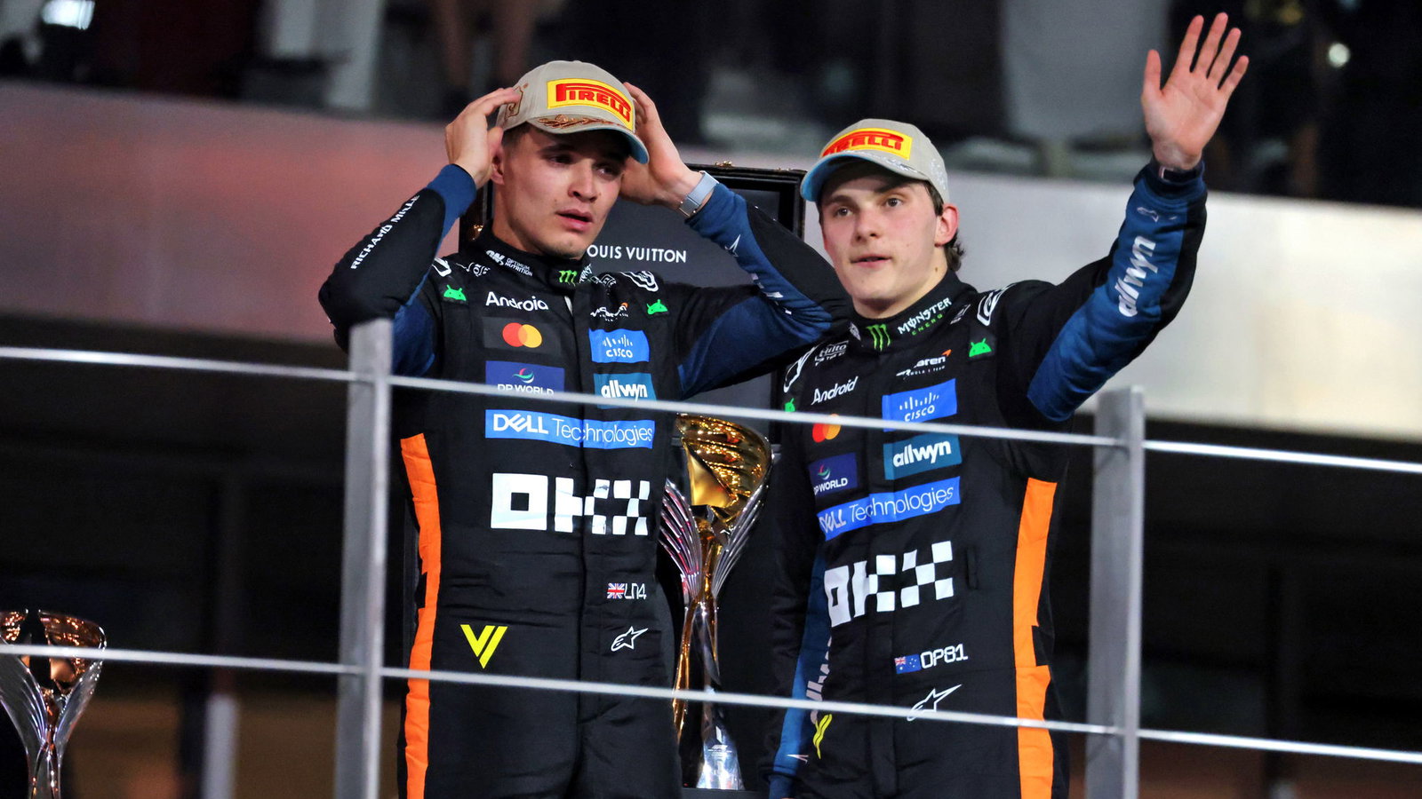 Lando Norris, Oscar Piastri, 2025 Abu Dhabi F1