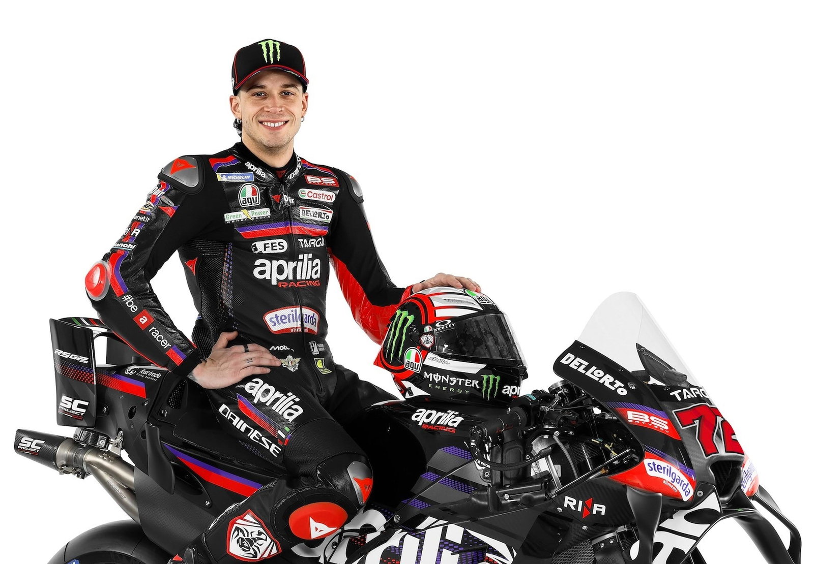 Marco Bezzecchi, 2026 Aprilia MotoGP launch.