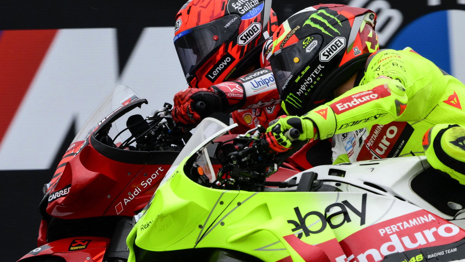 Marc Marquez, Fabio di Giannantonio, 2025 German MotoGP