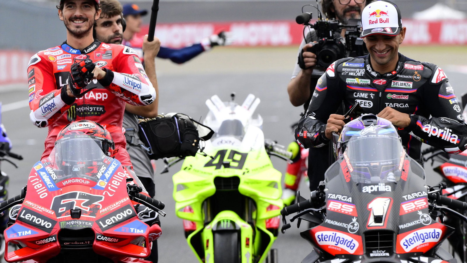 Francesco Bagnaia, Jorge Martin, MotoGP 2025