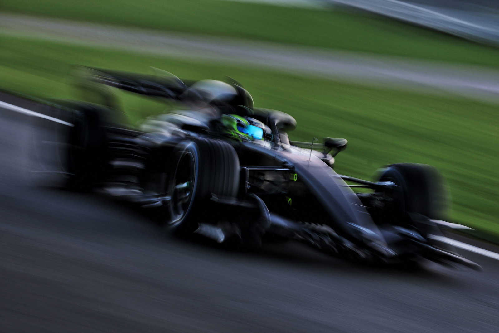 Perez drove Cadillac's first F1 car at Silverstone
