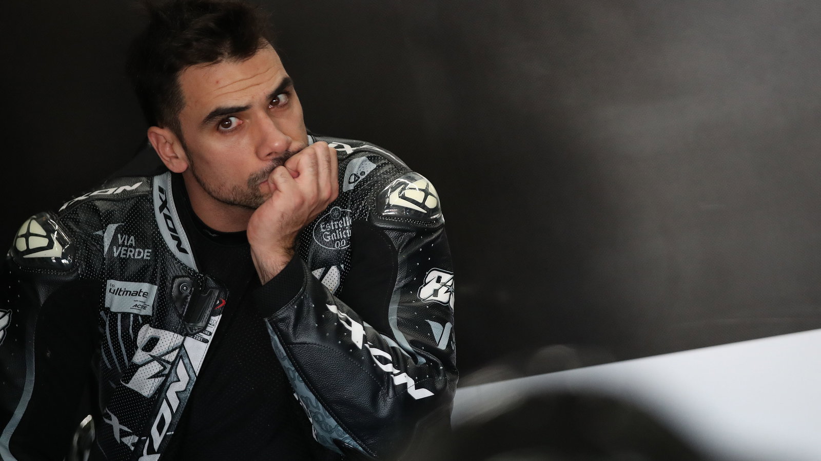 Miguel Oliveira, November 2025 Jerez WorldSBK Test, pit box. Credit: Gold and Goose.